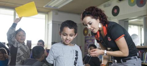 teacher and student