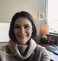 Crystal Cooper in her office